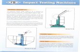 2.imimg.com2.imimg.com/data2/UC/CW/MY-4195733/impact-testing-machine.pdf · Izod, Charpy test respectively. Changing from one striker to another is achieved simply by fixing the new