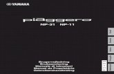 NP-31/NP-11 Owner’s Manual - Yamaha...4 NP-31/NP-11 Gebruikershandleiding Dank u voor de aanschaf van het digitale keyboard van Yamaha! We adviseren u deze handleiding zorgvuldig