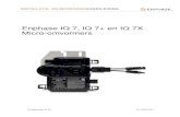 Enphase IQ 7, IQ 7+, and IQ 7X Microinverter Manual...IQ 7 / IQ 7+ / IQ 7X Micro-installatie en bediening 5 141© 2018 Enphase Energy Inc. Alle rechten voorbehouden. -00044 02 GEVAAR:
