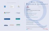 Real Estate Research quarterlyanalyses en discussies die kunnen bijdragen aan de verdere ontwikkeling van de vastgoedsector. Real Estate Research Quarterly is een onafhankelijk uitgave