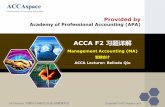 Academy of Professional Accounting (APA)accaspace.com/upload/ACCA_F2/Practice/F2_Practice_for... · 2016-08-24 · Professional Accounting Education Provided by Academy of Professional