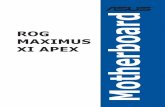 ROG MAXIMUS XI APEX...vii このマニュアルについて このマニュアルには、マザーボードの取り付けやシステム構築の際に必要な情報が記してあり