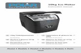 10kg Ice Makerecx.images-amazon.com/images/I/A15IRnIJpCS.pdf · 2018-11-19 · Model • Modèle • Modell • Modello • Modelo • Malli: T315 NL 10kg IJsblokjesmachine Handleiding
