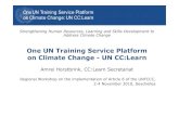 One UN Training Service Platform on Climate Change - UN CC:Learn · 2019-06-01 · Ł UN CC:Learn Consultative Side-Event (June 2009, Bonn) Ł First CC:Learn Steering Group Meeting