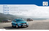 Dacia Sandero Dacia Sandero Stepway Logan MCV · 2016-09-30 · Nieuwe Dacia Sandero Dacia Sandero Stepway Dacia Logan MCV Prijslijst oktober 2016 GROUPE RENAULT