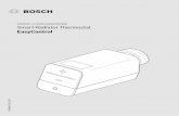 Installatie- en bedieningshandleiding Smart Radiator ... · PDF file Milieubescherming is een ondernemingsprincipe van de Bosch-groep. Kwaliteit van de producten, rendement en milieubescherming