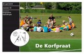 De Korfpraat - ckv-excelsior.nl 33 - 2019-04-20 (site).pdf · C.K.V. Excelsior De Korfpraat nr. 33 3 Praatjes en mededelingen Helden van de Week Ook gedurende de tweede helft van
