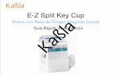 Kaßla E-Z Split Key Cup Frasco con Panel de Drogas Integrado (orina) Guía Rápida de ...kabla.mx/descargas/deteccion_de_drogas/ez-split... · 2011-07-06 · Descripción de la Prueba