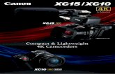 Compact & Lightweight 4K Camcorders新たにXLR2系統の入力に対応し、オーディオ機能を大幅に強化。多彩なルックと業務用カメラに求められる機能・操作性を搭載した