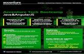 Accenture Tech BootcampAccenture Tech Bootcamp Java&AngularJS Y conviértete en un profesional de TI. Recibe un diploma y la posibilidad de unirte a nuestro equipo Mediante cursos