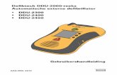 Defibtech DDU-2000-reeks Automatische externe rev A... · PDF file • DDU-2400 — functioneert in AED modus of handmatige modus; beschikt over een display voor het ECG van de patiënt