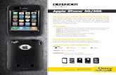apple iPhone 3G/3Gs...OtterBox 1942-XX accommodates iPhone 3G/3GS smartphones layer 1: Clear protective membrane on screen and keypad layer 2: Hi-impact polycarbonate shell layer 3:
