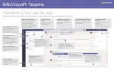 Handleiding Snel aan de slag - ixias.nl · Handleiding Snel aan de slag. Nieuw bij Microsoft Teams? Gebruik deze handleiding om de basisbeginselen te leren. Microsoft Teams. Uw team