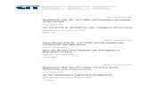 Règlement (CE) No 1371/2007 du Parlement européen · 2019-09-23 · Etat 3 décembre 2009 Règlement (CE) No 1371/2007 du Parlement européen et du Conseil du 23 octobre 2007 sur