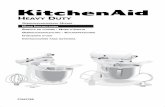 heavy duty - PartSelect · GebruiksaanwijzinG Mixers Mixer instructions robots de cuisine: Mode d’eMploi GebrauchsanleitunG - küchenMaschine istruzioni d’uso instrucciones para