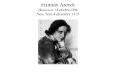 Hannah Arendt 1907 - unitretorino.net€¦ · mondiale, sono, secondo Hannah Arendt, le cause dalle quali è scaturito il totalitarismo nella Germania nazista e nell’Unione Sovietica