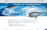 Vocht en Temperatuur - Vedotec B.V....VEDOTEC B.V. info@vedotec.nl +31(0)88-8336800 S+S VOCHT E Y MERKBARE PRECISIE De producten zijn volgens de modernste criteria bij S+S in de klimaatkast
