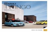 NOVI RENAULT TWINGO - Reno Sava · Novi Renault Twingo ima prave uzorke i sve što je potrebno da ga poželimo. To je auto svog vremena, savremen, aktuelan, pametan, prilagodljiv