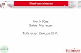 Henk Ras Sales Manager Tuttnauer Europe B.V. · 2015-05-09 · Stoomtabel, voor air detector gebruikt in lage drukken 40º C 7,39 kPa 30º C 4,25 kPa 17º C 1,94 kPa 7º C 1,00 kPa