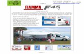 LUIFELS - Van Meenen · 2013-01-24 · De Fiamma F65 TOP is een nieuw begrip onder de dakluifels. Door zijn moderne design kan hij gemakkelijk worden geïntegreerd op de nieuwe generatie