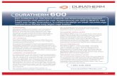 DURATHERM 600 · 2019-06-18 · 1 800 446 4910 1 van 4 TOEPASSING Duratherm 600 is ontworpen voor precieze en efficiënte temperatuurbeheersing tot 315°C (600°F). Dankzij een hoog