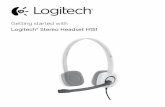 Getting started with Logitech® Stereo Headset H151 · 2015-04-22 · Logitech Stereo Headset H151 10 繁體中文 設定說明：耳機麥克風無法正常 運作？ • 請檢查耳機麥克風與電腦之間的連接情況。
