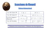 Ley de Gauss M r r ∇⋅B 0 ∫∫ ⋅ B Amaterias.fi.uba.ar/6203/Download/Charlas/Ec Maxwell II_ 14_10_200… · Ley de Gauss M Ley de Gauss E Ley de Faraday Ley de Ampere-Maxwell
