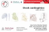 Shock cardiogénico · 2018-11-19 · Shock cardiogénico. caso clínico. Varón 35 años. 110 Kg; 180 cm. Fumador ½ paq/d. Dislipemia. LES 2004. Sdr Antifosfolípido. TVP repetición.