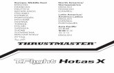 ˆˇ - Thrustmasterts.thrustmaster.com/.../t-flight_hotas_X_manual.pdf · ESPAÑOL PORTUGUÊS ... To switch from one mode to the other, simply press the HOME button (12). IMPORTANT