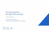 Van staal tot protocol: wat zegt het APD resultaat? · 2018-05-24 · STALEN •Biopsies •Chirurgische resectiestukken •Cytologische stalen •Autopsies •Consulten UZ Gent 2017