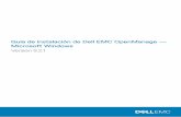 Guía de instalación de Dell EMC OpenManage — Microsoft Windows · con un ancho de banda y una latencia bajas, al iniciar Systems Management Install, la instalación se ... de