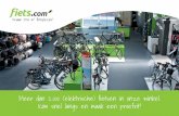 Meer dan 2.000 (elektrische) fietsen in onze winkel. …...• Zet de foto online op social media • Gebruik #ikwinmijnfietsterug • Tag Fiets.com • Zorg voor minimaal 50 likes