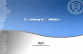 Clustering with Minitab - Yonsei Universitysclab.yonsei.ac.kr/courses/12samsung/data/1.pdf군집화 알고리즘 •개별 레코드 사이의 거리를 측정 •거리에 따라