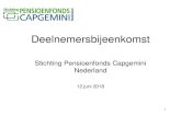 Stichting Pensioenfonds Capgemini Nederland€¦ · werkgevers zich kunnen aansluiten, zonder dat zij een band met elkaar hebben. Een APF heeft een onafhankelijk bestuur dat het premie,