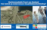 Marktconsultatie Poort van Zeeland Hoe betrek je ... Bezoekerscentrum NP Oosterschelde Vrouwenpolder