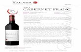 2013 CABERNET FRANC 5 4 - Shopify · a b c d e f g h i j k l c m n o p q r s t u v w x y 2013 cabernet franc * bronze - all canadian wine championships 2015 price - $18.95 / club