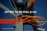 SAP BPC for S/4 HANA @ Elia - BPC Elia Gro… · SAP BPC for S/4 HANA @ Elia . VNSG. 2019 | Machiel Grobben. Agenda • Introductie Elia • Challenge in business planning • BPC