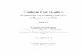 Stabilizing Weak Classifiers - rduin.nlrduin.nl/papers/thesis_01_skurichina.pdf · Stabilizing Weak Classifiers Regularization and Combining Techniques in Discriminant Analysis Proefschrift
