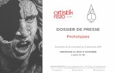 DOSSIER DE PRESSE Prototypes - Artistikrezo...Premier du genre en France, le site propose à ses lecteurs le meilleur des sorties théâtre, cinéma, art et musique avec des critiques,