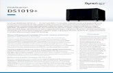 DiskStation DS1019+ · 2019-12-10 · Synology DiskStation DS1019+ — это система NAS с 5 отсеками, разработанная для малого бизнеса