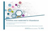 Ambities voor waterstof in Vlaanderen · Industrie Onderzoek Overheid ... EUKA -Netwerk voor drone aanbieders en gebruikers FLAG -Netwerk voor luchtvaartindustrie FlandersBike Valley