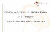 MOVING WITH SPONDYLARTHROPATHY Dr C. …...MOVING WITH SPONDYLARTHROPATHY Dr C. Hindryckx Fysische Geneeskunde en Revalidatie Kan fysiotherapie het ziektebeeld positief beïnvloeden?