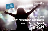 de inspiBUSINESSre r ende 4020 14 · de inspirerende 40 2014 e editie de inspi BUSINESS re r ende 40 20 14 de meest inspirerende merken van Nederland in 2014