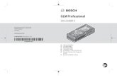 GLM Professional - media.th.bosch-pt.com...0.0 m 7.620 Robert Bosch Power Tools GmbH 70538 Stuttgart GERMANY 1 609 92A 5E3 (2020.03) O / 140 en Original instructions zh 正本使用说明书