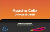 Apache’Celixarchive.apachecon.com/.../A-Modular_Java/A_1000_Broekhuls_Celix.… · Introduc