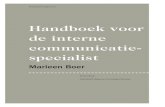 Handboek voor de interne communicatie- specialist interne communicatie ook veel oog voor andere verwante