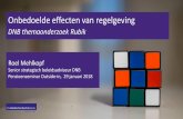DNB themaonderzoek Rubik - Maastricht University · Mandaat: het verzamelen van concrete voorbeelden van onnodige indirecte kosten van het toezicht, het opstellen van concrete adviezen