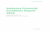 Solvency Financial Condition Report 2018...een herijking van de arbeidsongeschiktheidskansen bij de AOV-portefeuille. De toename van de SCR wordt met name veroorzaakt door een toename