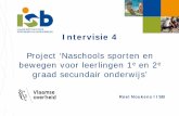 Project ‘Naschools sporten en bewegen voor leerlingen 1 en 2 … Intervisie 4_naschools_isb... · 2019-11-22 · • Pecha Kucha! • Evaluatie . 2. Intervisie 4 . 3. Intervisie