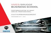 BUSINESS SCHOOL - VIVES · verduidelijken we hoe de cultureel-erfgoedsector aan de slag gaat met maatschappelijke uitdagingen. Lothar Casteleyn is Coördinator van Erfgoedcel Brugge